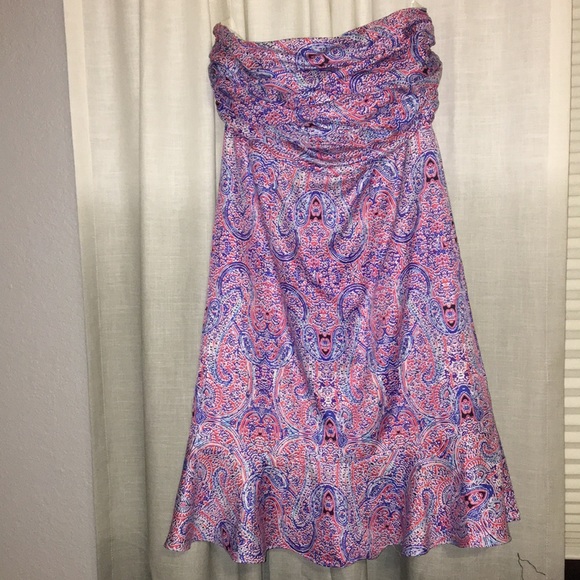 Strapless paisley dress - Picture 2 of 6